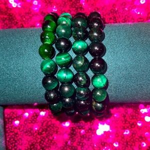 Women and Men beaded stackable bracelets